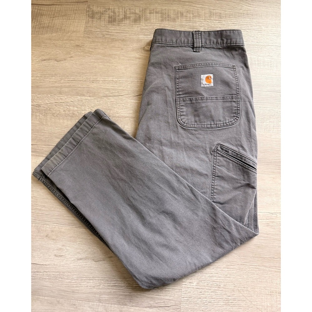 Men's 42x32 gray‎ Carhartt pants cargo